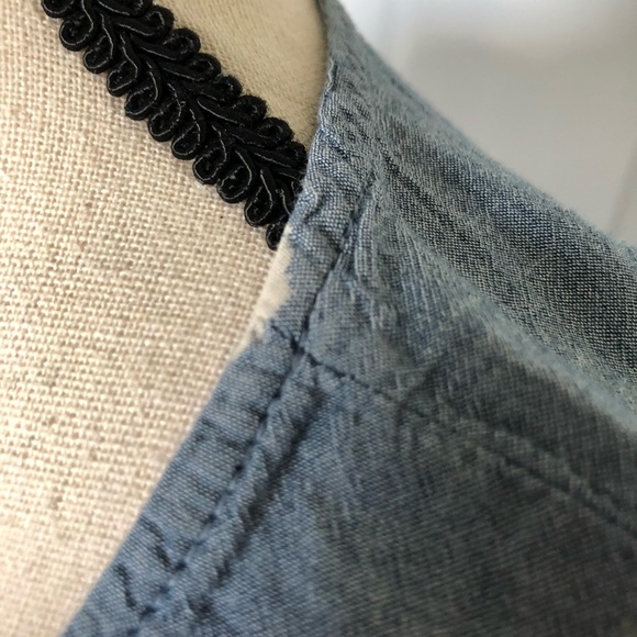 ❤️3X20 DREAM OUT LOUD CHAMBRAY LADIES TOP/ M - Picture 5 of 12